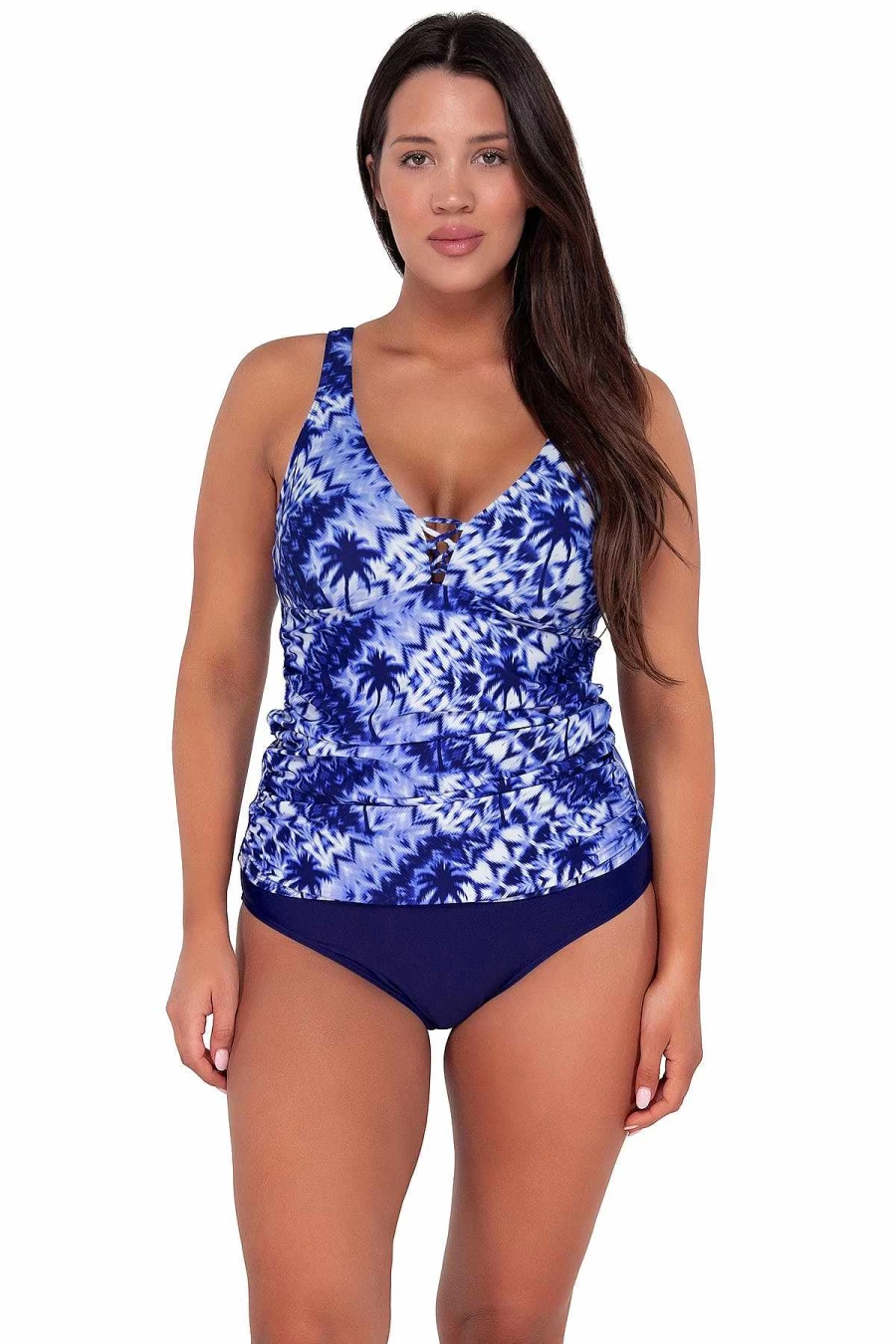 Alpine Butterfly Swim Women's Tulum Sunset Escape Tankini Top - Stylish & Comfortable Swimwear