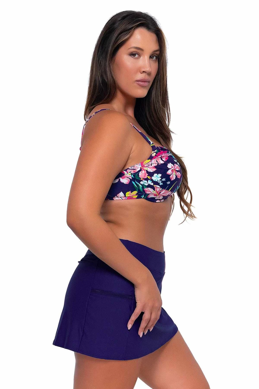 Alpine Butterfly Swim Women's Sunsets Island Crossroads Underwire Bikini Top