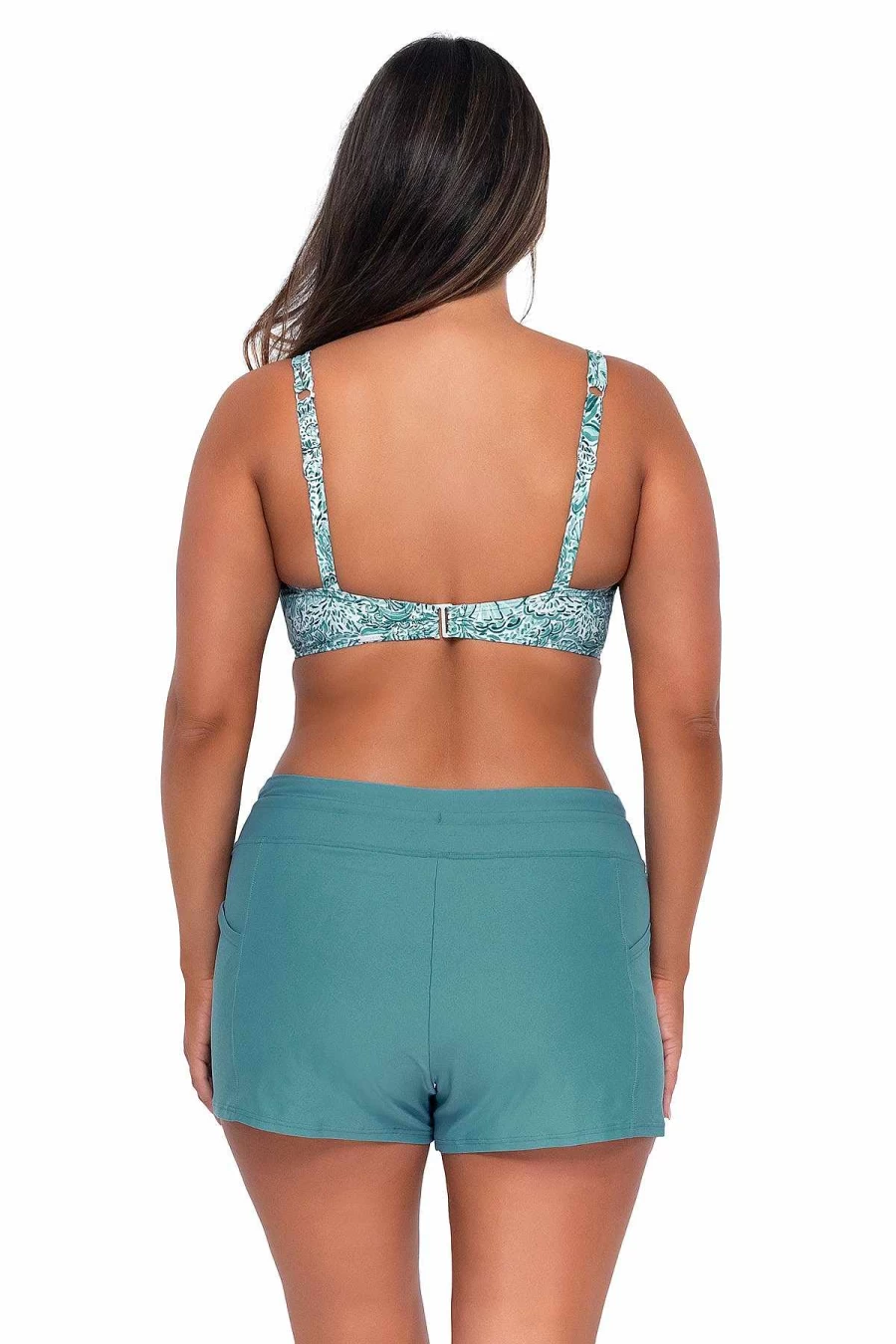 Alpine Butterfly Swim Women's Sunsets By The Sea Taylor Bralette Top - Floral Lace Bralette Beachwear