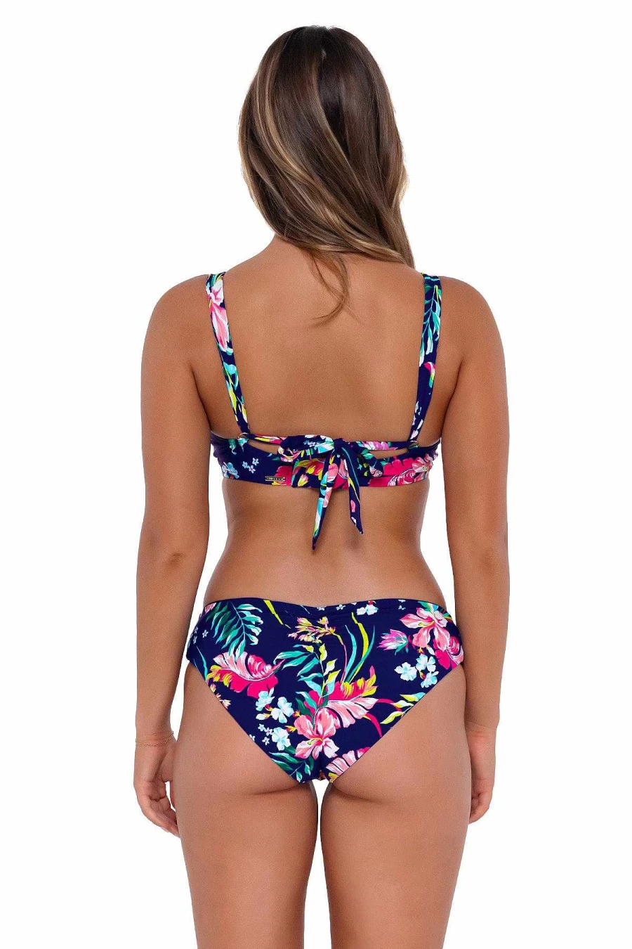 Alpine Butterfly Swim Women's Vienna V-Wire Top - Sunset Island Getaway Bikini