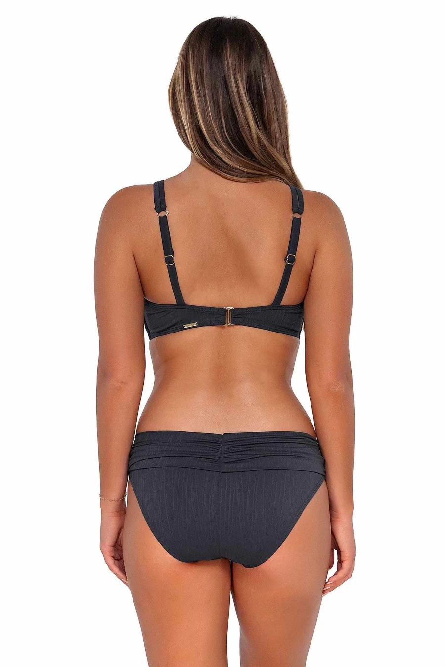Alpine Butterfly Swim Women's Sunsets Slate Seagrass Texture Taylor Bralette Top