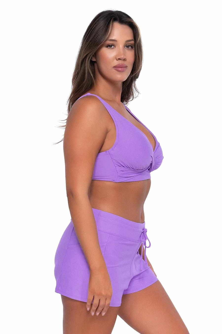 Alpine Butterfly Swim Women's Passion Flower Laguna Sunset Escape Swim Shorts