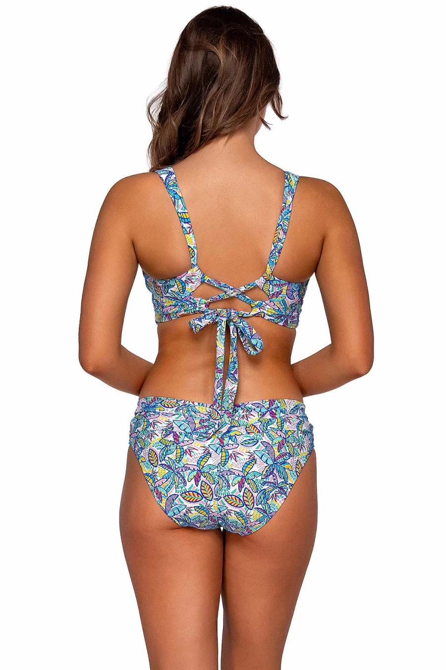 "Alpine Butterfly Swim Women's Elsie Top - Sunsets & Rainbow Falls Print"