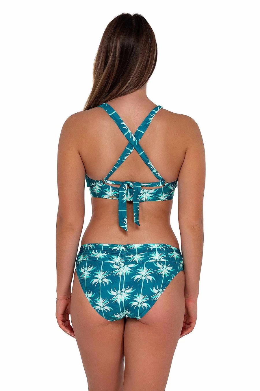 Alpine Butterfly Swim Women's Sunsets Palm Beach Vienna V-Wire Top Bikini