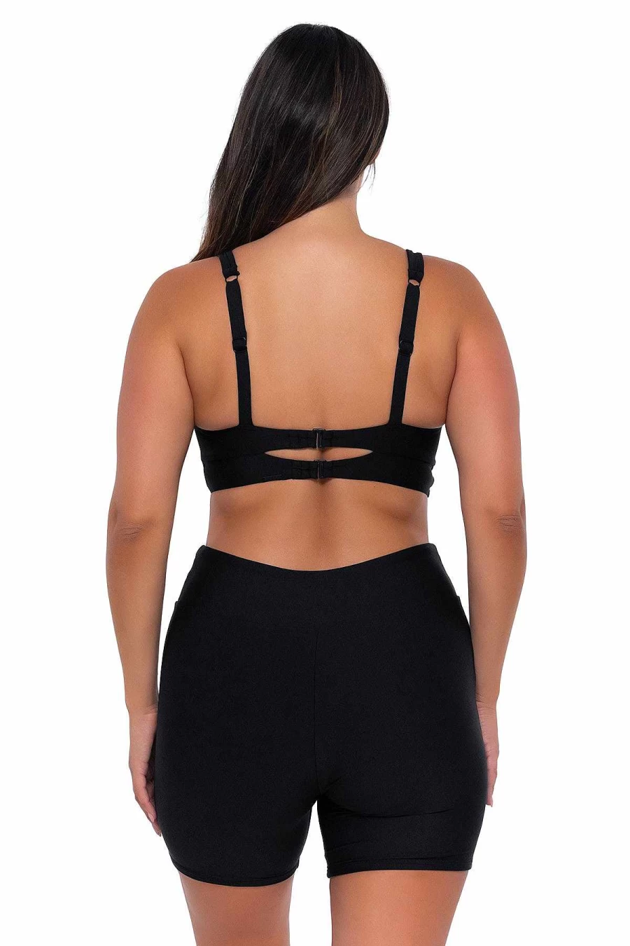 Alpine Butterfly Swim Women's Black Danica Sunset Top