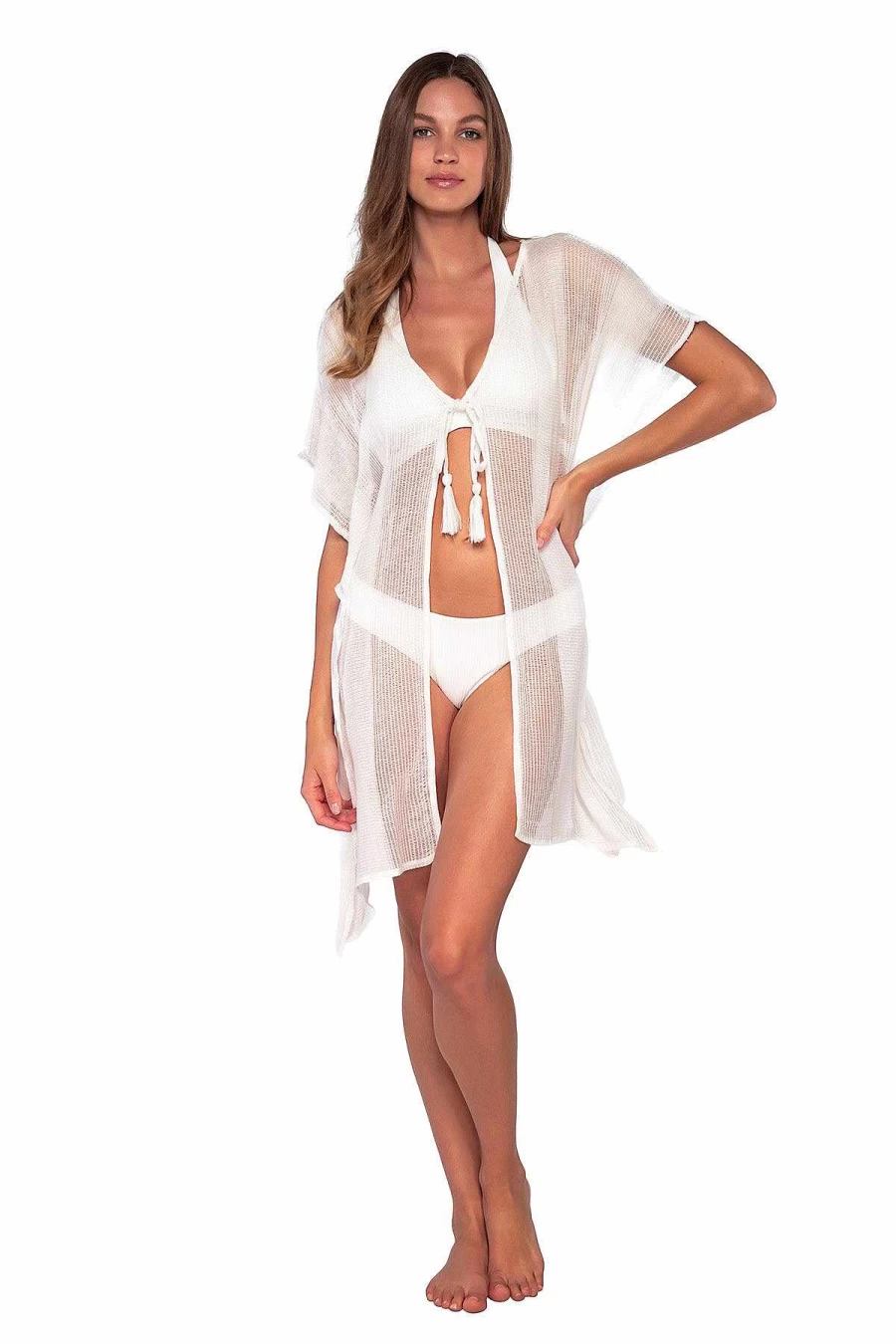 Alpine Butterfly Swim Women's Paloma Maldives Sunset Print Tunic Top