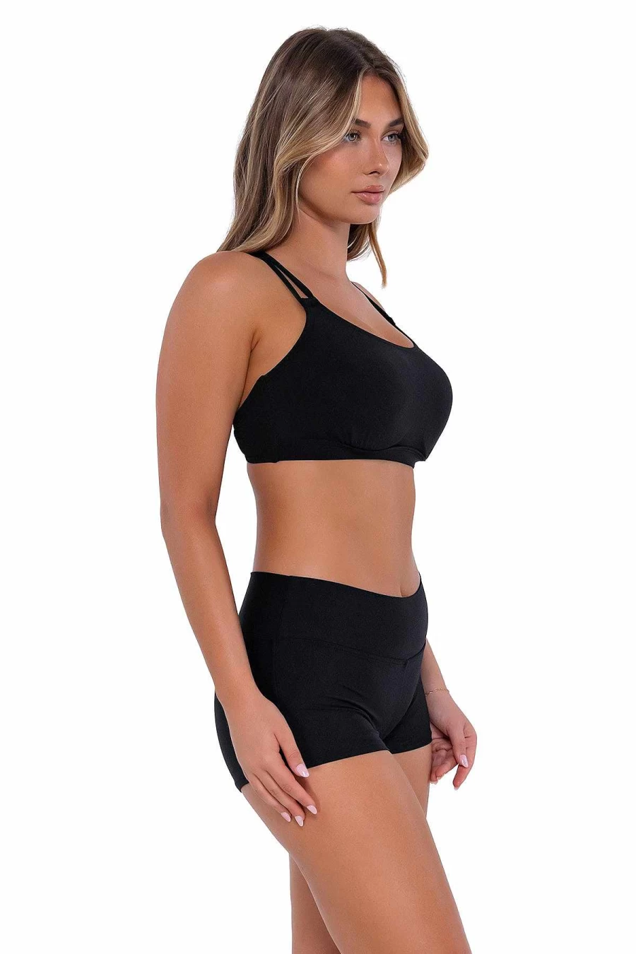 Alpine Butterfly Swim Women's Black Sunset Taylor Bralette Top
