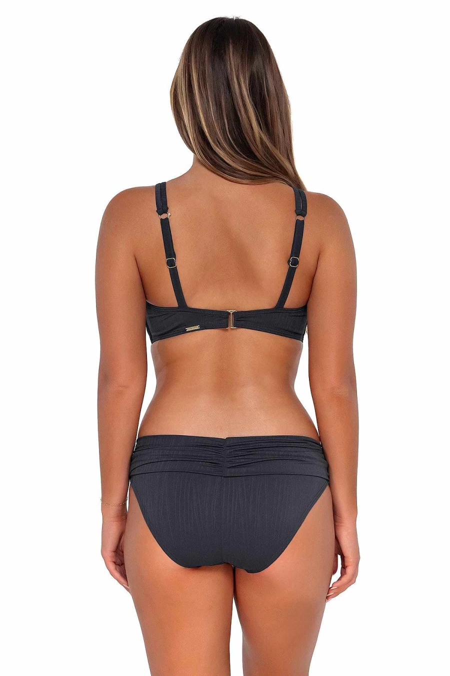 Alpine Butterfly Swim Women's Sunsets Slate Seagrass Texture Taylor Bralette Top