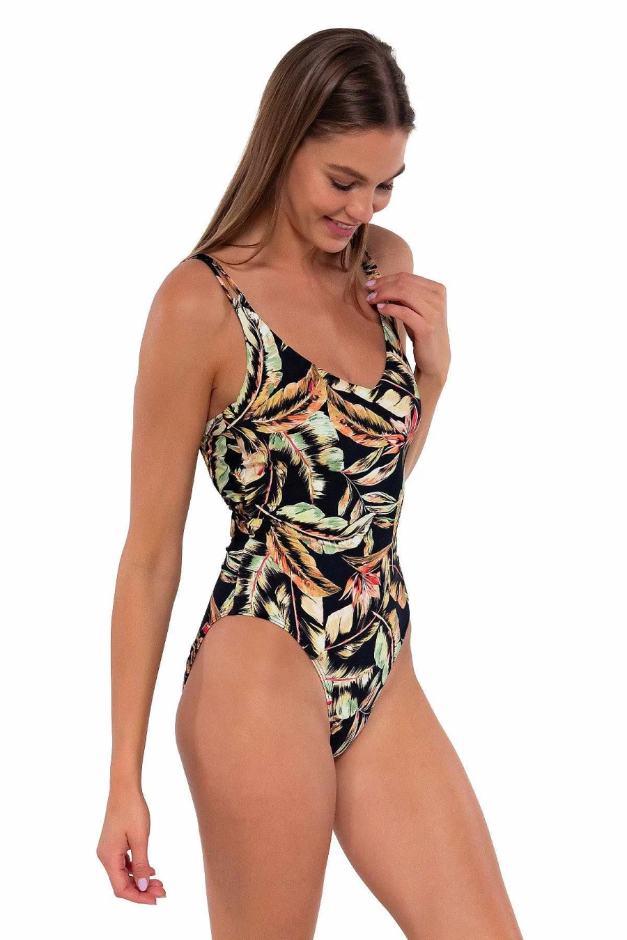 Alpine Butterfly Swim Women's Retro Sunset Veronica One Piece Swimsuit