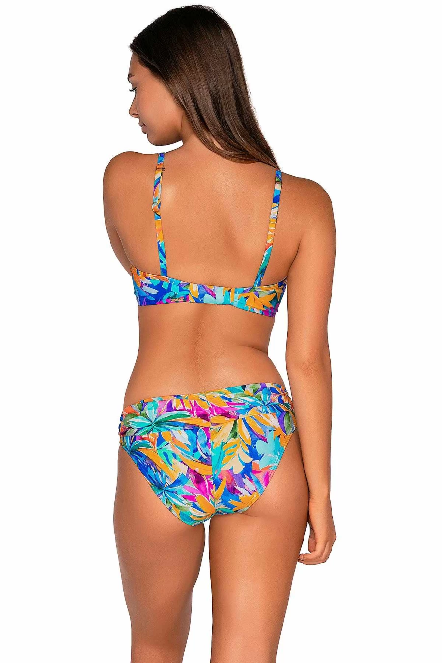 Alpine Butterfly Swim Women's Alegria Crossroads Underwire Bikini Top - Sunset Print