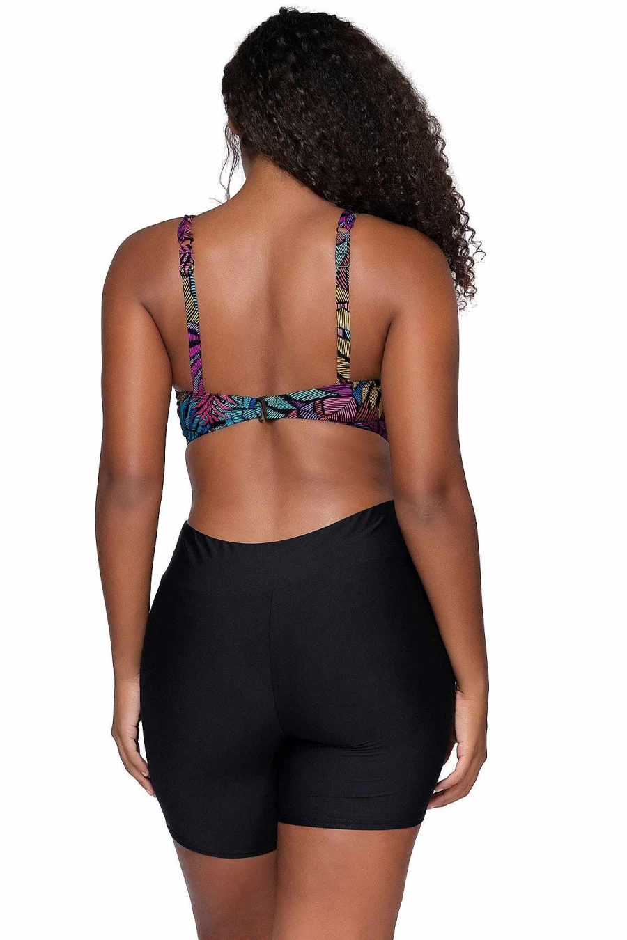 Alpine Butterfly Swim Women's Sunset Panama Palms Taylor Bralette Top