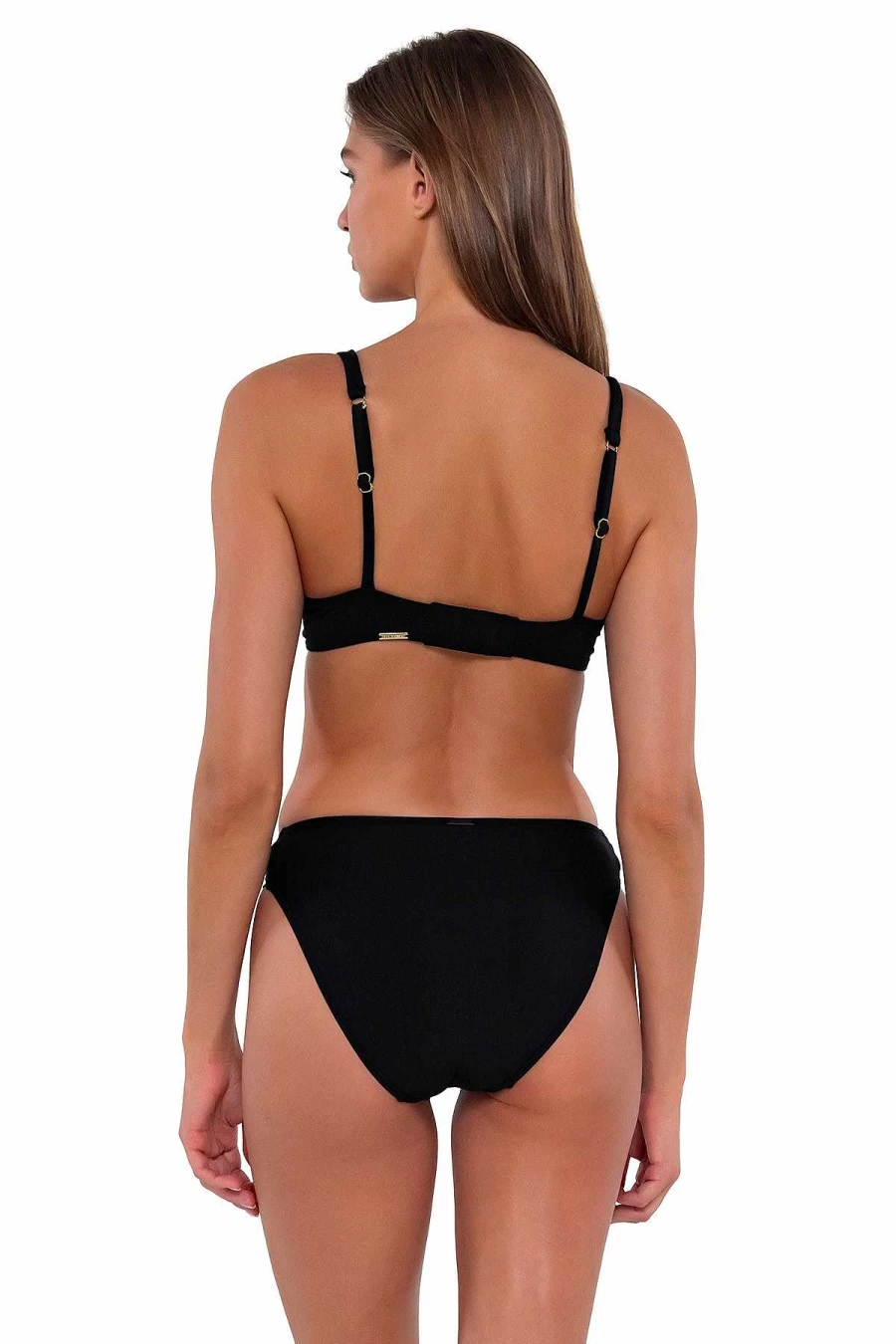 Alpine Butterfly Swim Women's Black Juliette Underwire Bikini Top - Sunset Inspired Beachwear