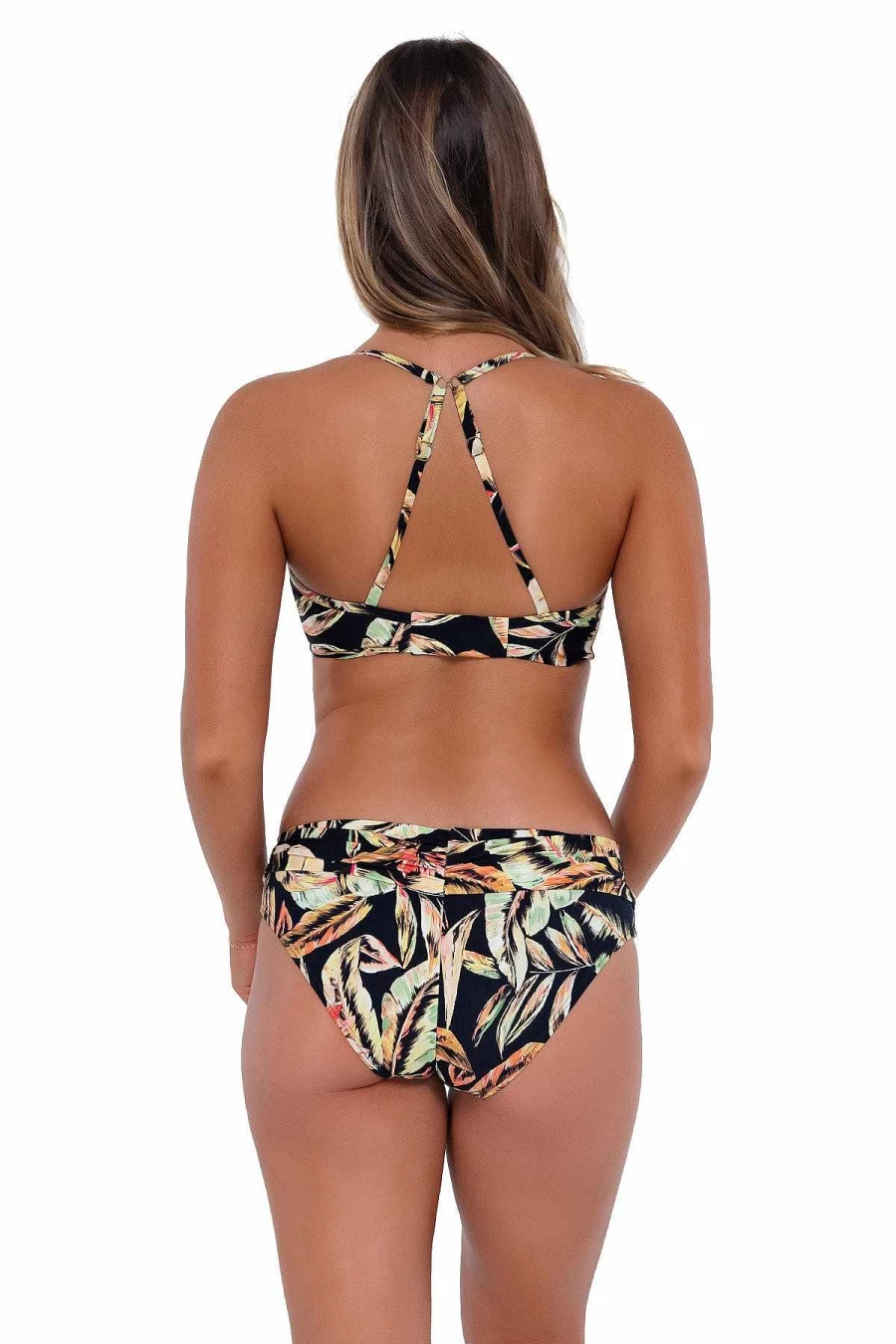 Alpine Butterfly Swim Women's Retro Sunset Crossroads Underwire Bikini Top