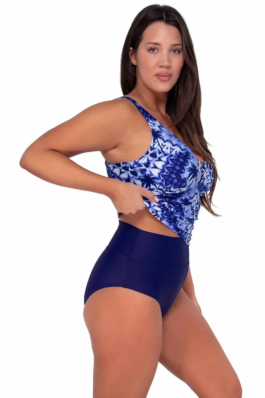 Alpine Butterfly Swim Women's Tulum Sunset Escape Tankini Top - Stylish & Comfortable Swimwear
