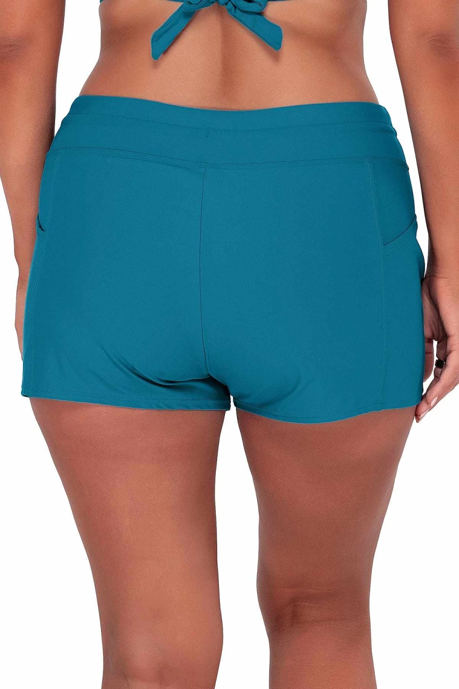 Alpine Butterfly Swim Women's Teal Laguna Sunset Escape Swim Shorts
